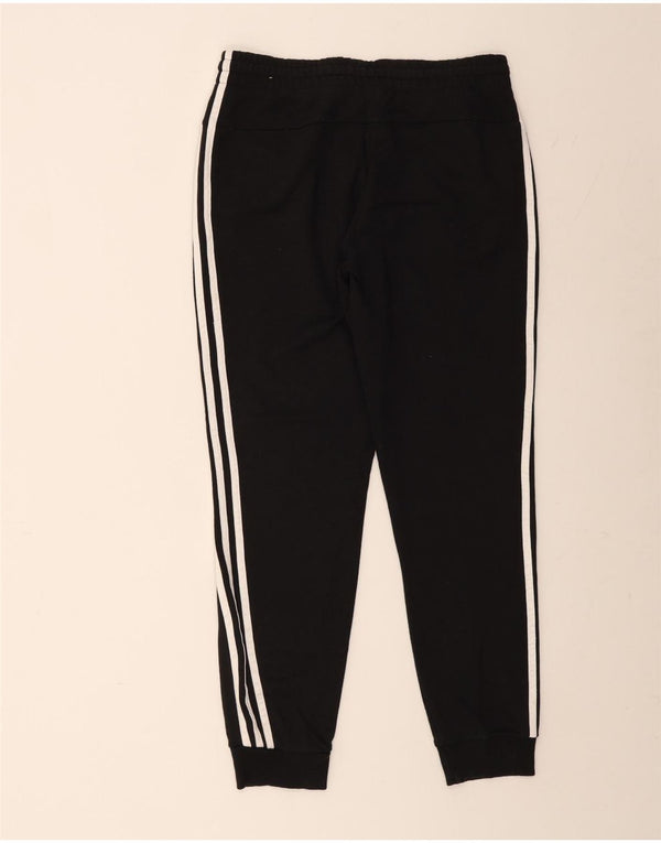 ADIDAS Womens Tracksuit Trousers Joggers UK 16/18 Large Black Cotton