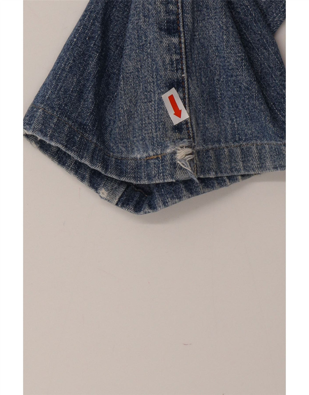 CALVIN KLEIN Dame Straight Jeans US 7 Medium W30 L28 Blå Bomuld