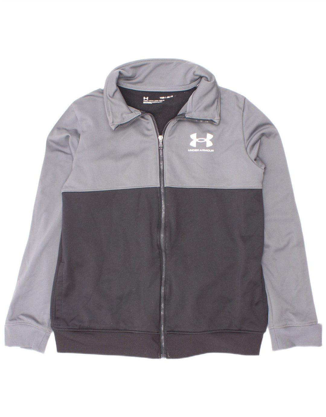 Under Armour drenge træningsdragt topjakke 9-10 år medium grå farveblok