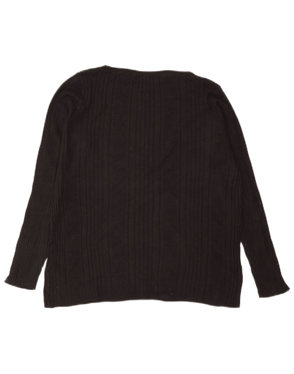 Marks & Spencer Damebluse Top UK 18 XL Sort Viscose