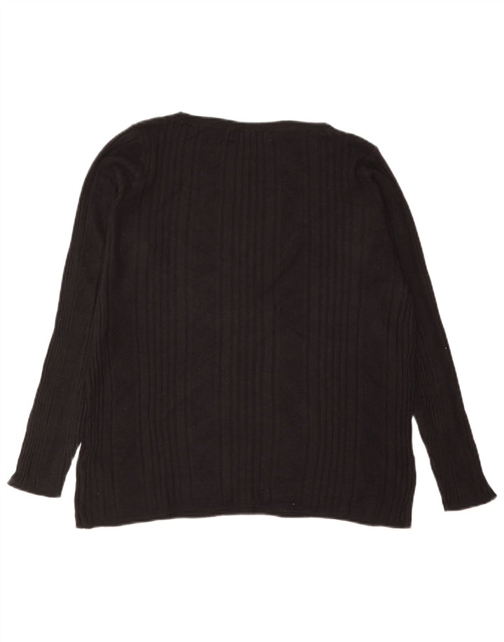 Marks & Spencer Damebluse Top UK 18 XL Sort Viscose
