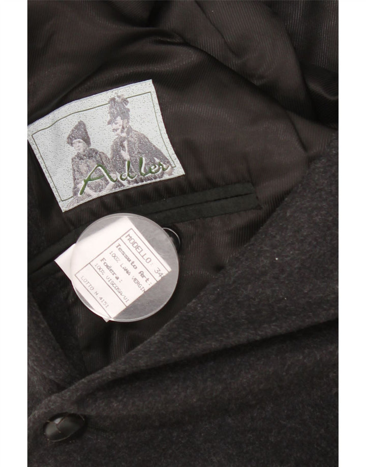 Adler Herre 3-knaps blazerjakke EU 54 2XL Grå Virgin Wool