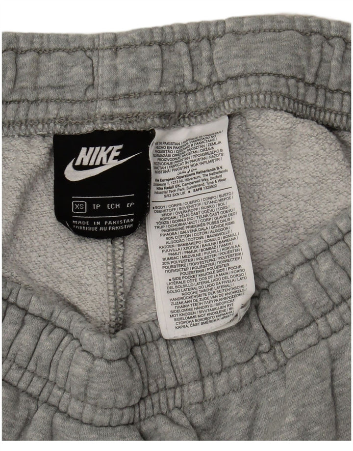 Nike Herre grafiske sportsshorts XS Grå bomuld