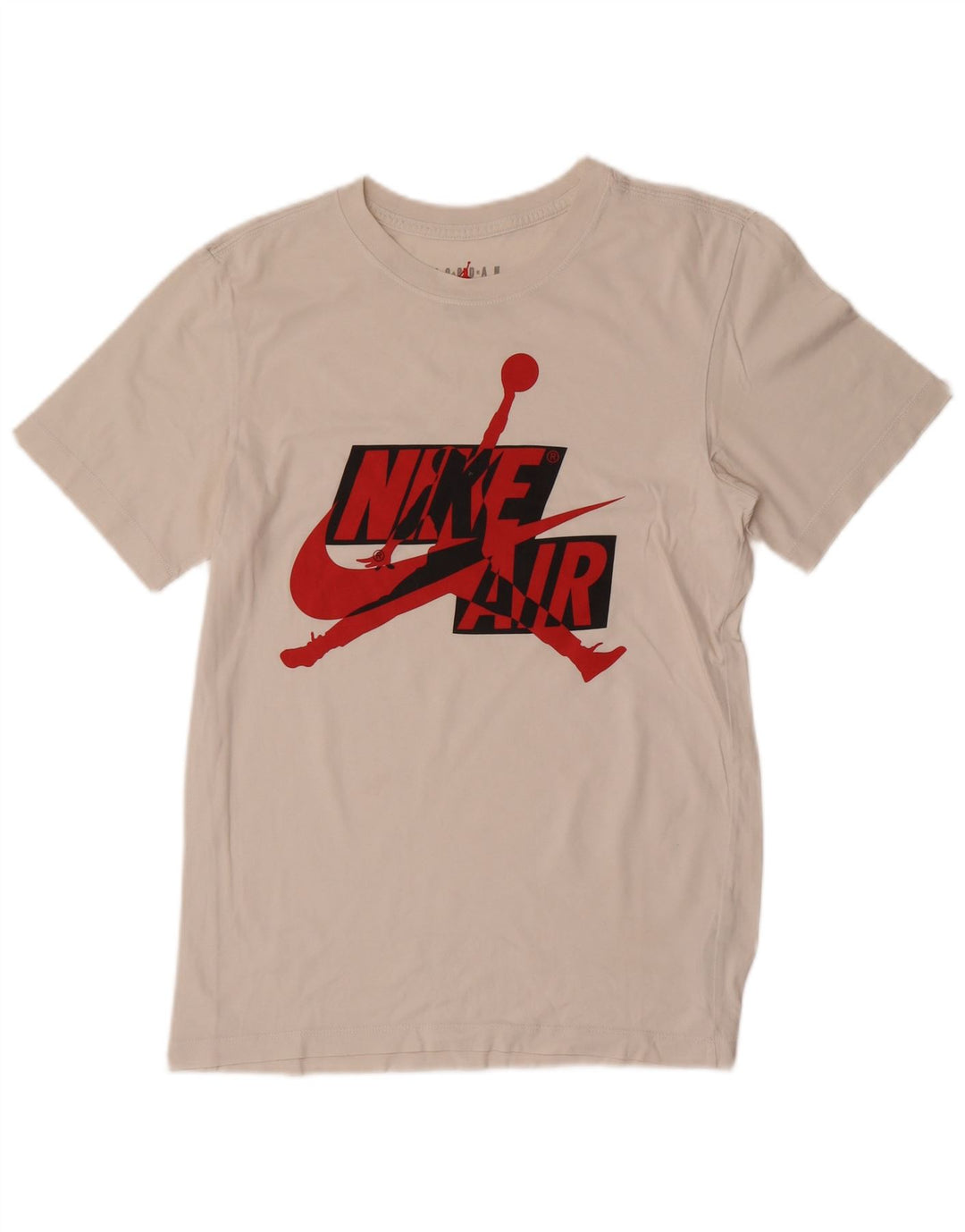Jordan Herre Standard Fit Grafisk T-Shirt Top Lille hvid Bomuld