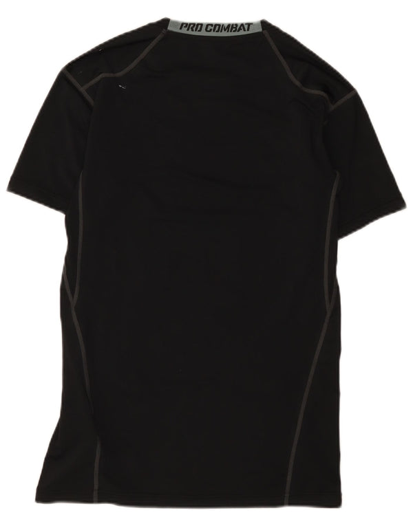 Nike Dame Dri Fit Grafisk T-Shirt Top UK 16 Stor Sort Polyester