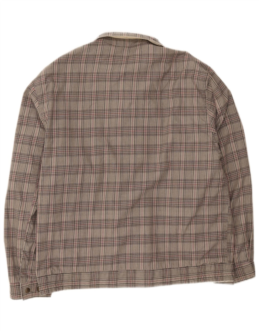 FACIBA Mens Reversible Jacket IT 50 Large Grey Polyester