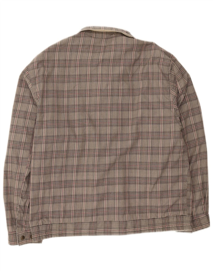 FACIBA Mens Reversible Jacket IT 50 Large Grey Polyester