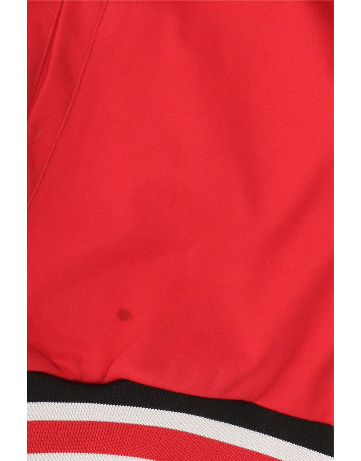 Asics Hættetrøje med lynlås til mænd Medium Rødstribet Sports