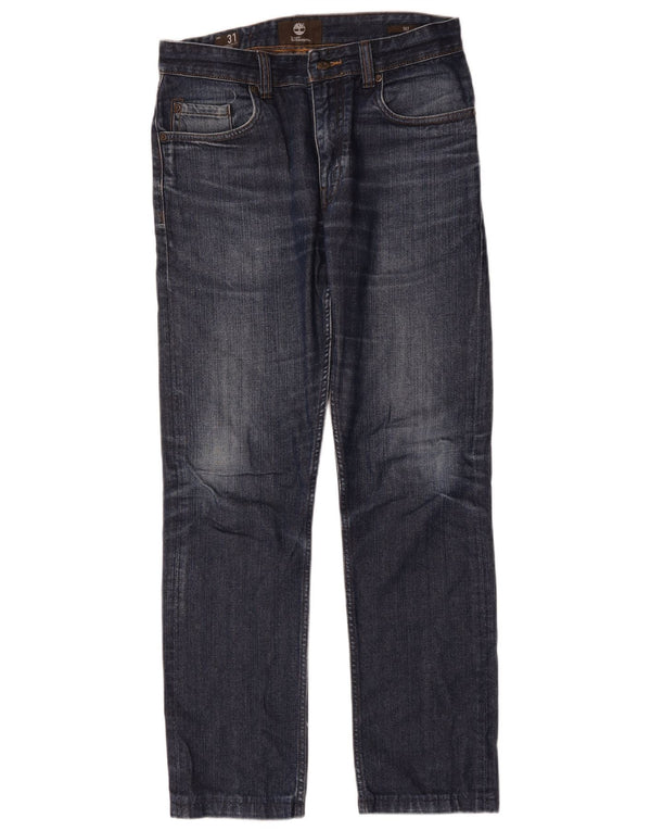 Timberland Mens Earthkeepers Straight Jeans W31 L31 Marineblå Bomuld