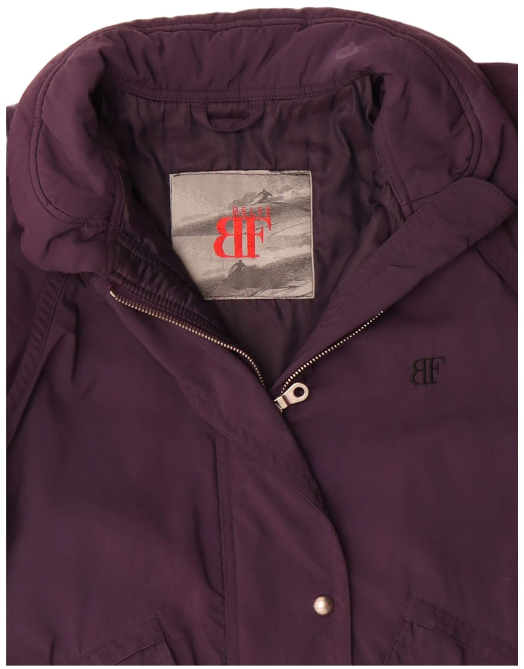 Belfe & Belfe Dame Oversized Windbreaker Jacket UK 18 XL Lilla Polyester