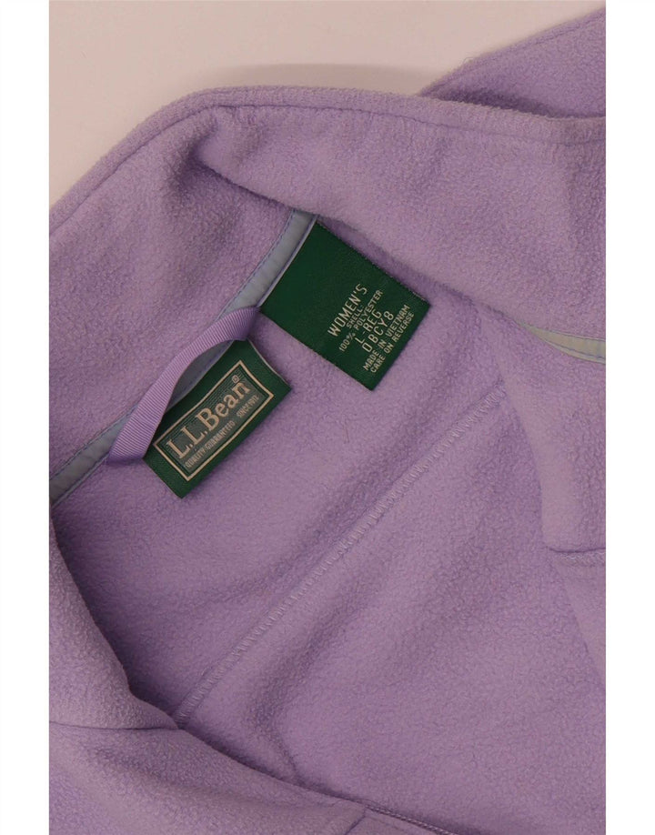 L.L.Bean Dame Liner Fleecejakke UK 16 Large Purple
