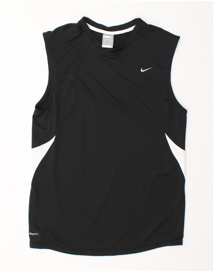 Nike Herrevest Top UK 39/41 Medium Sort Colourblock