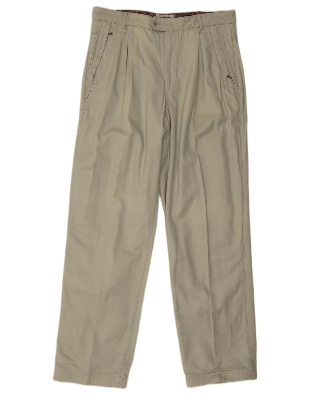 POP 84 Herre Pegged Chino Bukser W34 L34 Grøn Viscose