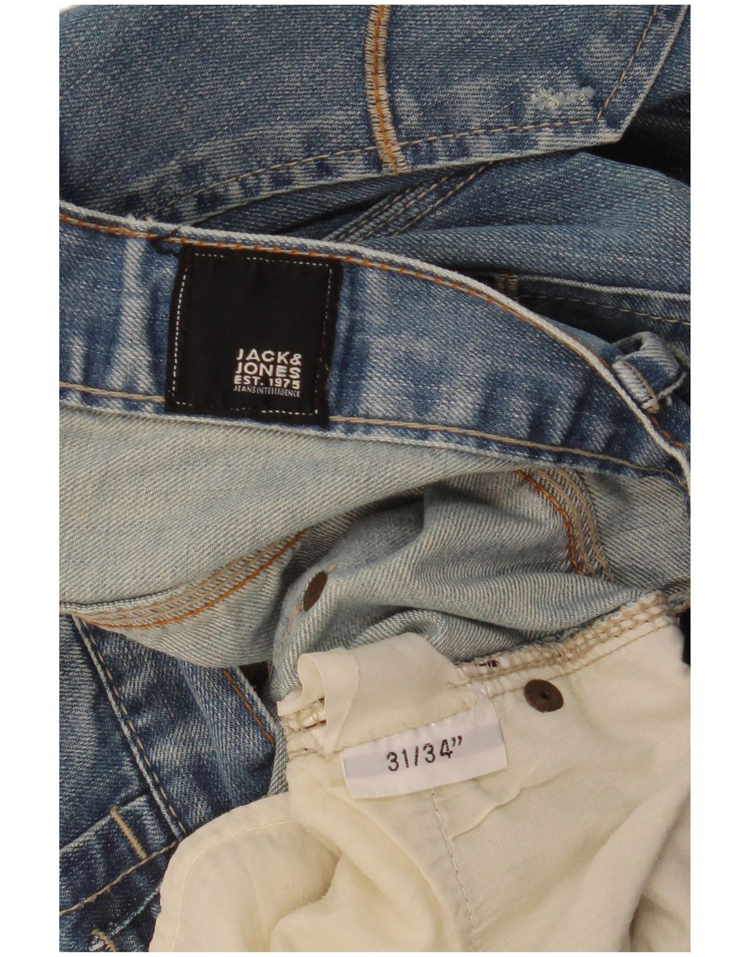 Jack & Jones Straight Jeans til mænd W31 L30 Blå