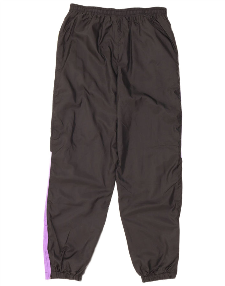 Vintage træningsdragt til mænd Joggers Medium Sort Colourblock Nylon