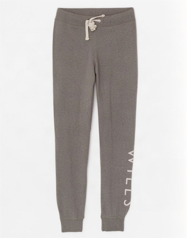 Jack Wills Dame træningsdragt Bukser Joggers UK 10 Small Grey Flecked