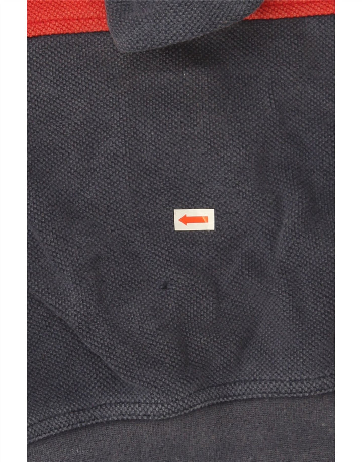 Ellesse Herre Italia Grafisk Sweatshirt Jumper Medium Navy Blue Colourblock