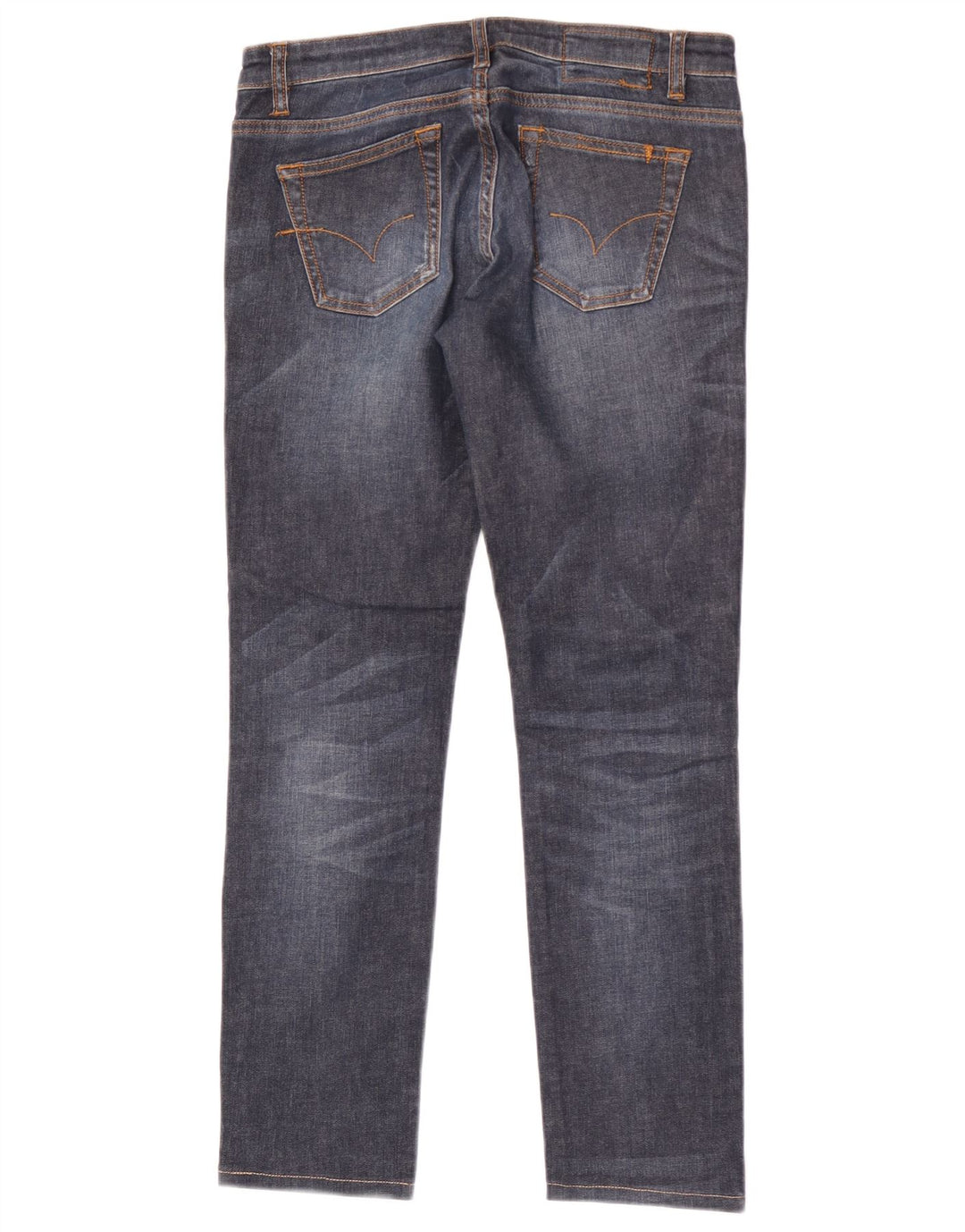 Sun68 Dame Slim Jeans W28 L28 Marineblå Bomuld