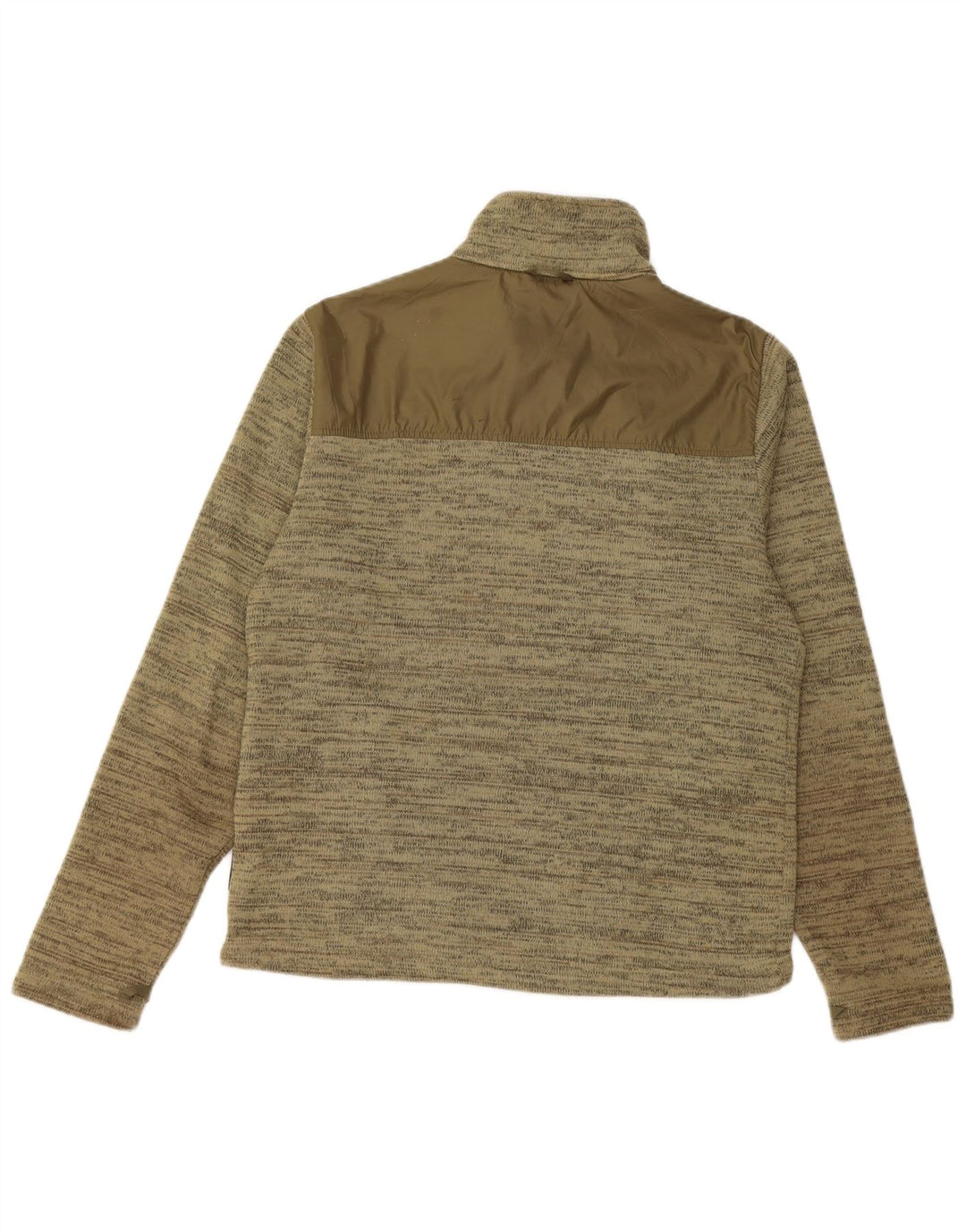 JACK WOLFSKIN Træningsdragt til mænd Topjakke Small Khaki Flecked Polyester