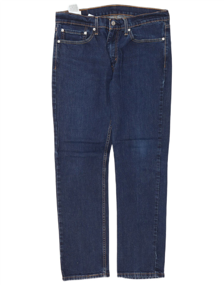 LEVI'S Herre 511 Slim Jeans W34 L30 Blå Bomuld