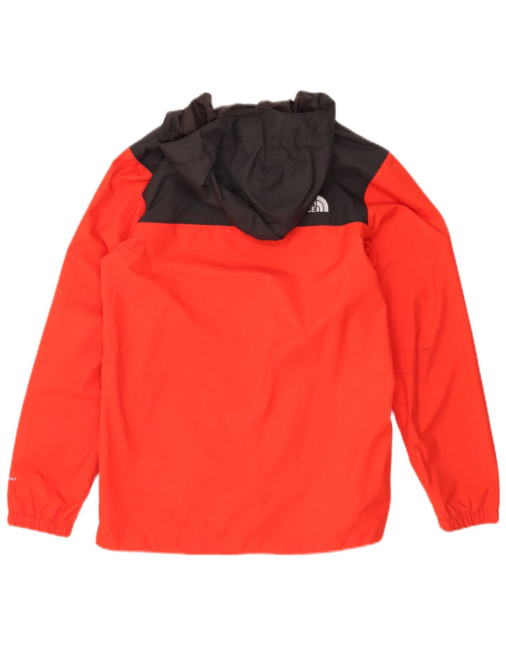 The North Face Boys Regnjakke med hætte 11-12 år Stor rød farveblok