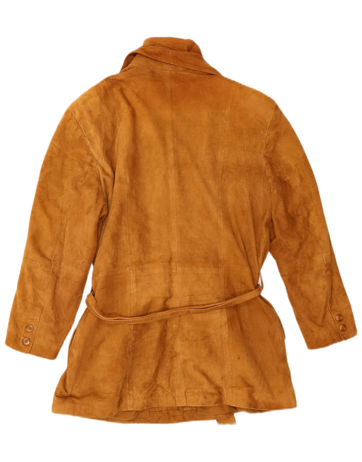 Conbipel Dame Ruskindsjakke IT 42 Medium Beige Læder
