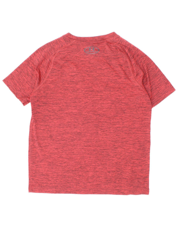 Under Armour Boys Heat Gear Grafisk T-Shirt Top 7-8 år Lille Bourgogne