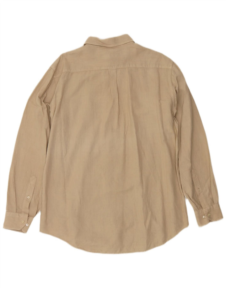 Bedste firma herreskjorte stor beige