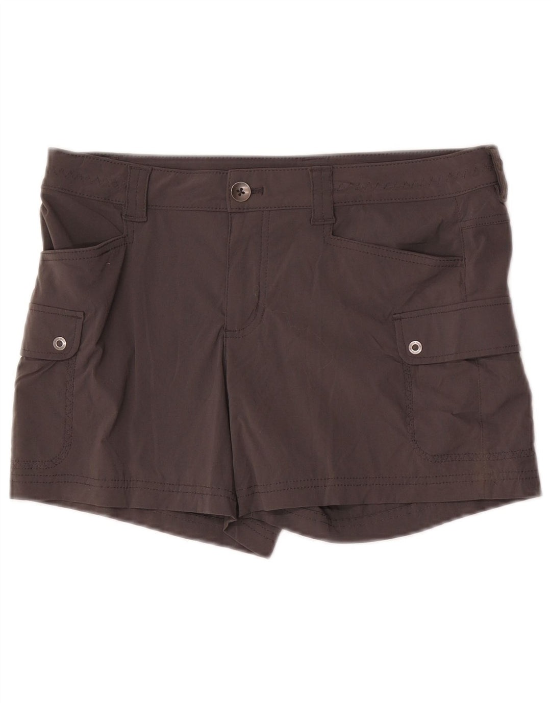 Eddie Bauer Dame Cargo Shorts US 8 Medium W32 Grå Nylon