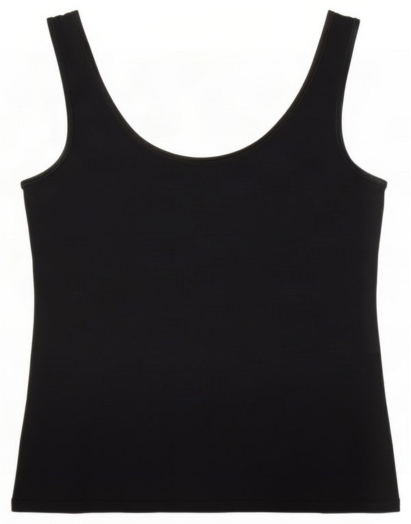 Oasis Dame Ærmeløs Cami Top UK 12 Medium Black Viscose