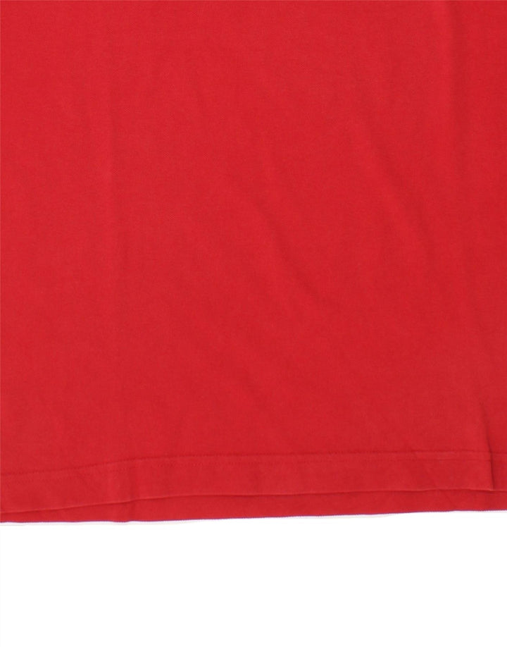 KAPPA Mens Polo Shirt Medium Red Cotton | Vintage Kappa | Thrift | Second-Hand Kappa | Used Clothing | Messina Hembry 