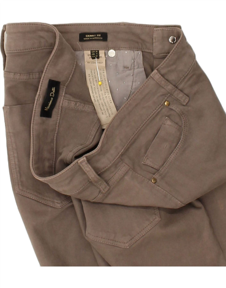 MASSIMO DUTTI Womens Skinny Casual Trousers EU 38 Small W28 L30 Grey | Vintage Massimo Dutti | Thrift | Second-Hand Massimo Dutti | Used Clothing | Messina Hembry 