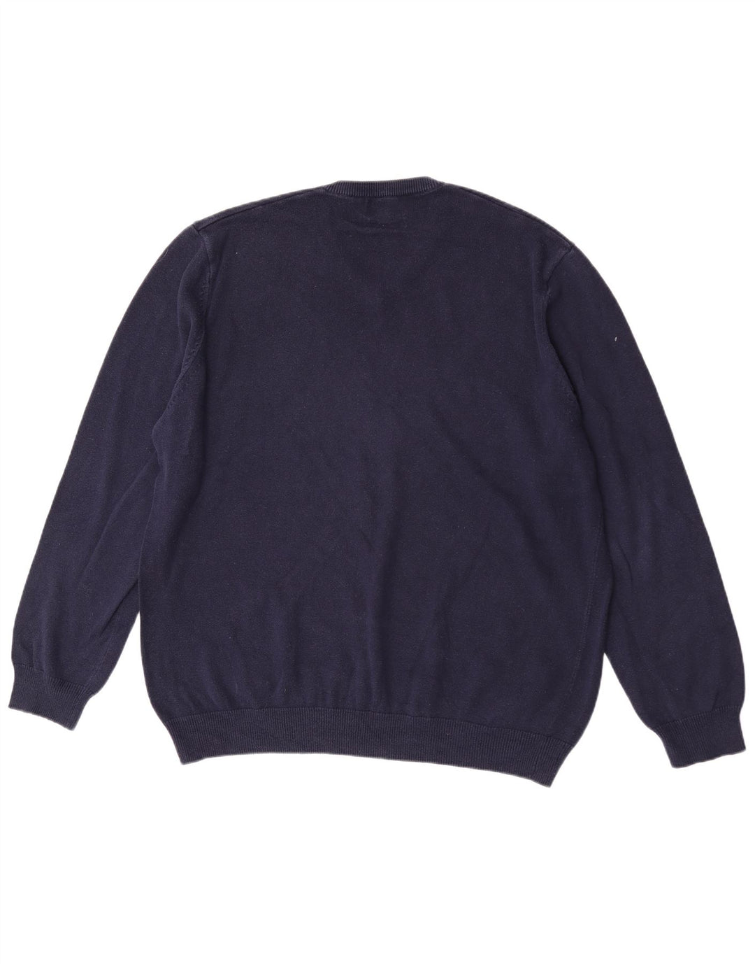 Marks & Spencer Herre V-hals sweater 2XL marineblå bomuld