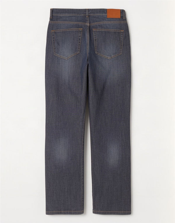 Gant herre lavtaljede lige jeans W32 L34 blå bomuld