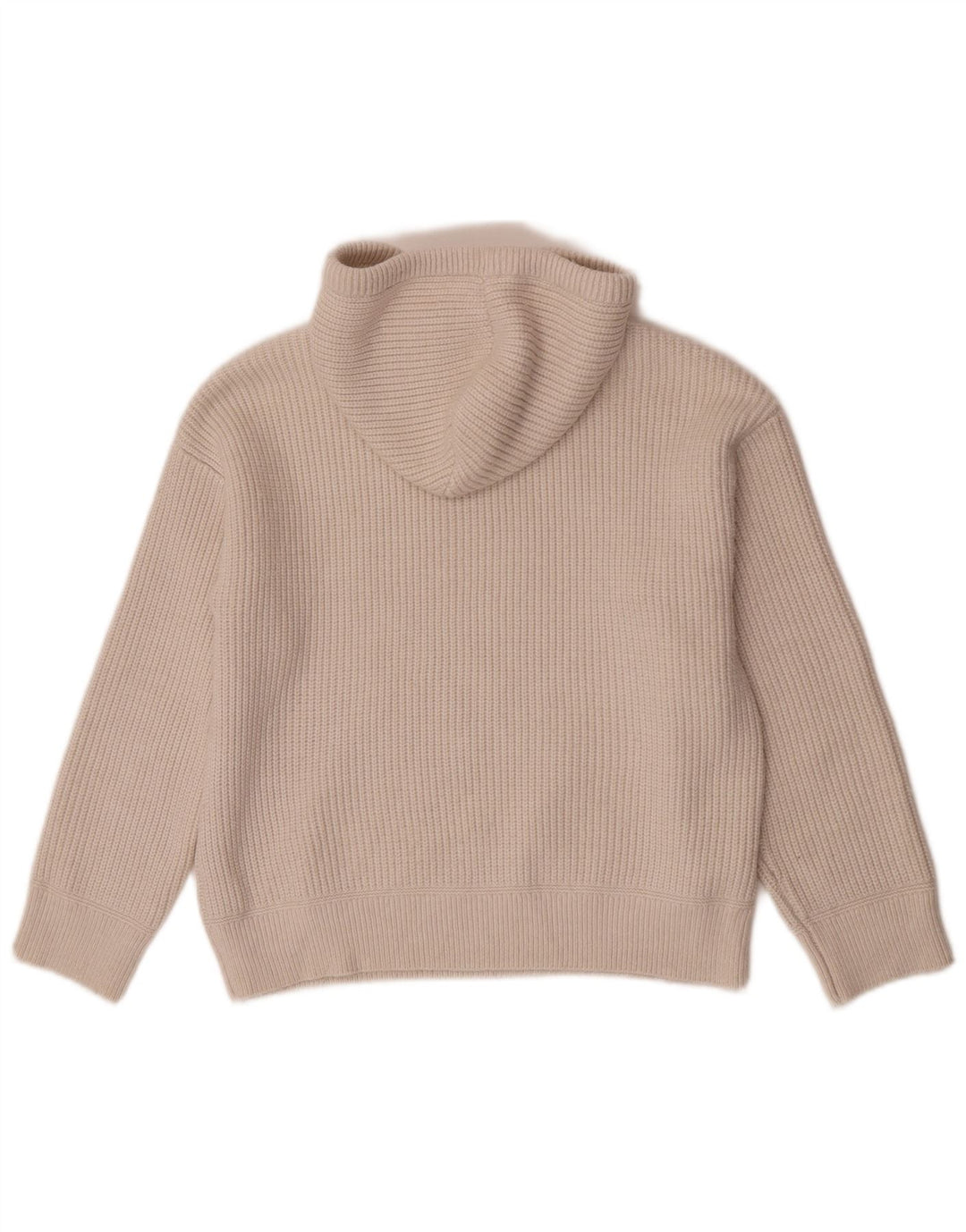 Marks & Spencer Dame Hættetrøje UK 14 Medium Beige Polyester