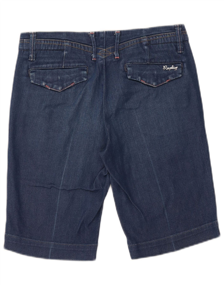 REPLAY Dame denimshorts W27 Small Blue Cotton