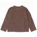 Zara Dame Oversized Crew Neck Jumper Sweater UK 10 Small Grey Polyester