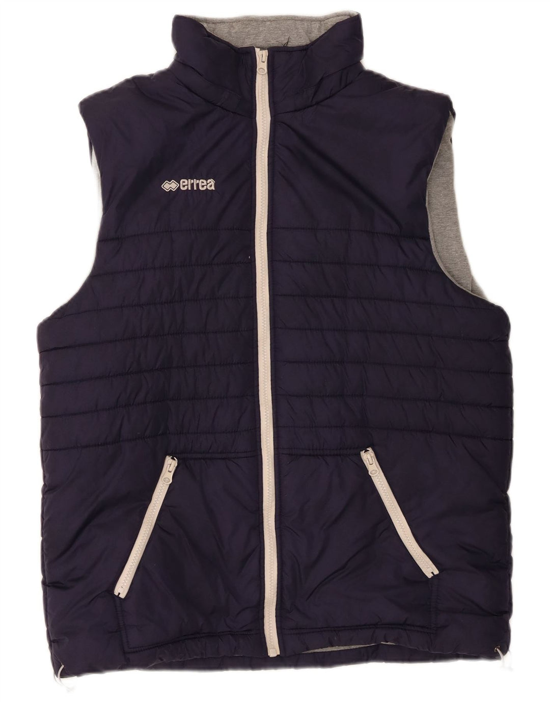 Errea Herre Polstret Gilet UK 40 Large Navy Blue Nylon