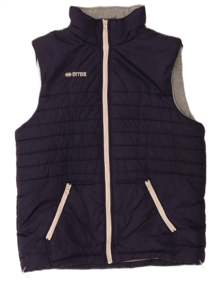 Errea Herre Polstret Gilet UK 40 Large Navy Blue Nylon