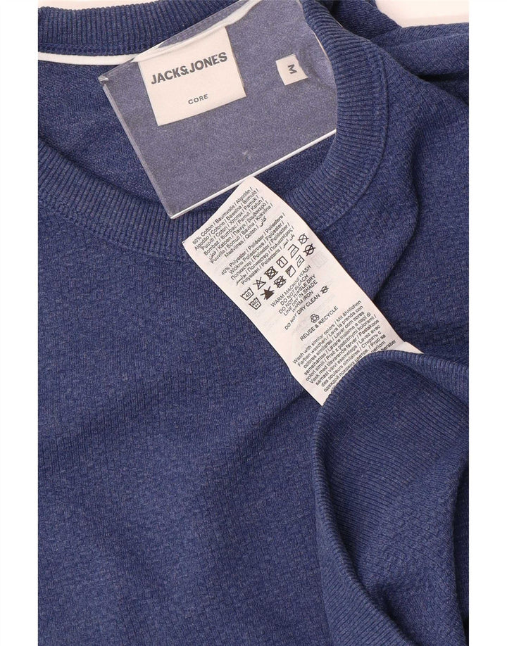 Jack & Jones Sweatshirt til mænd mellemblå bomuld