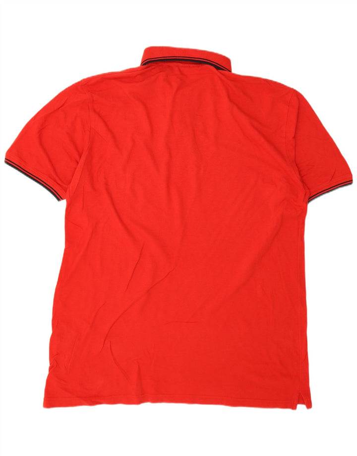 Diadora herre poloshirt 2XL rød bomuld