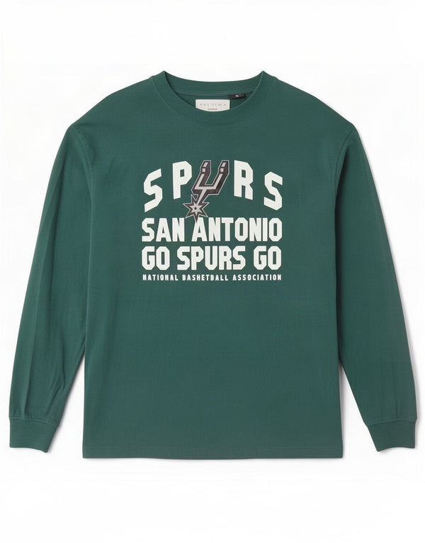 Zara Boys San Antonio Spurs Grafisk Top Langærmet 13-14 År Grøn