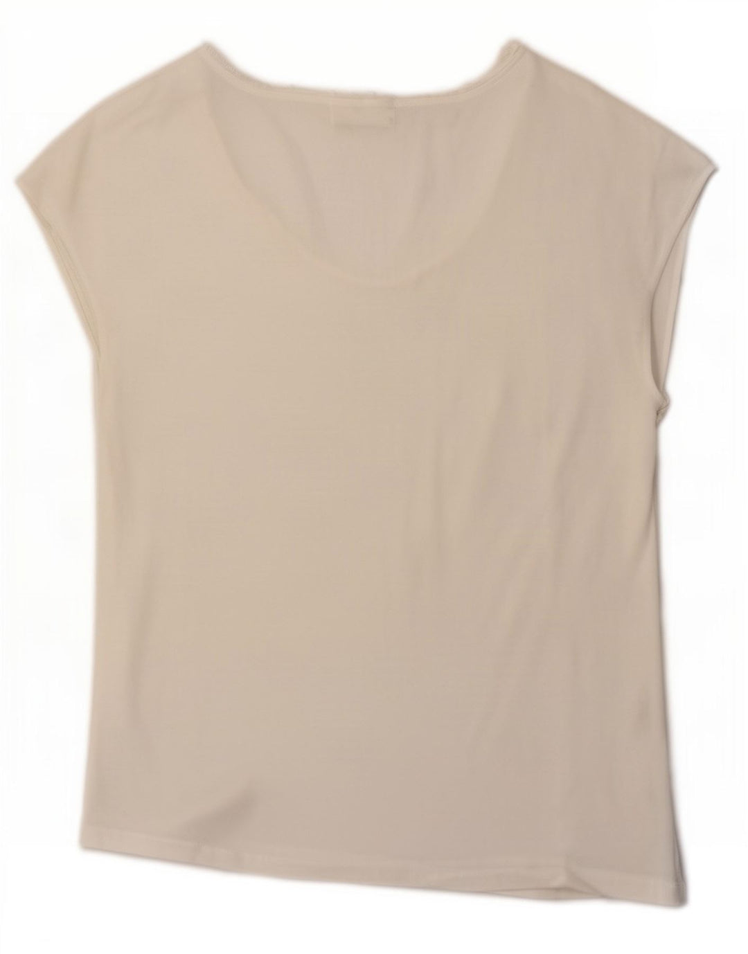 Zara Dame T-Shirt Top UK 16 Large White