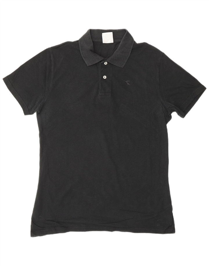 DIADORA Poloshirt til mænd, stor sort