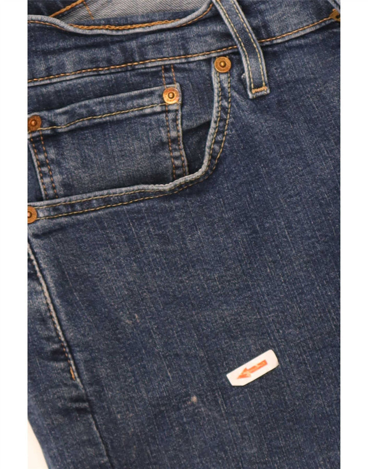Levi's Herre 514 Slim Jeans W34 L32 Blå Bomuld