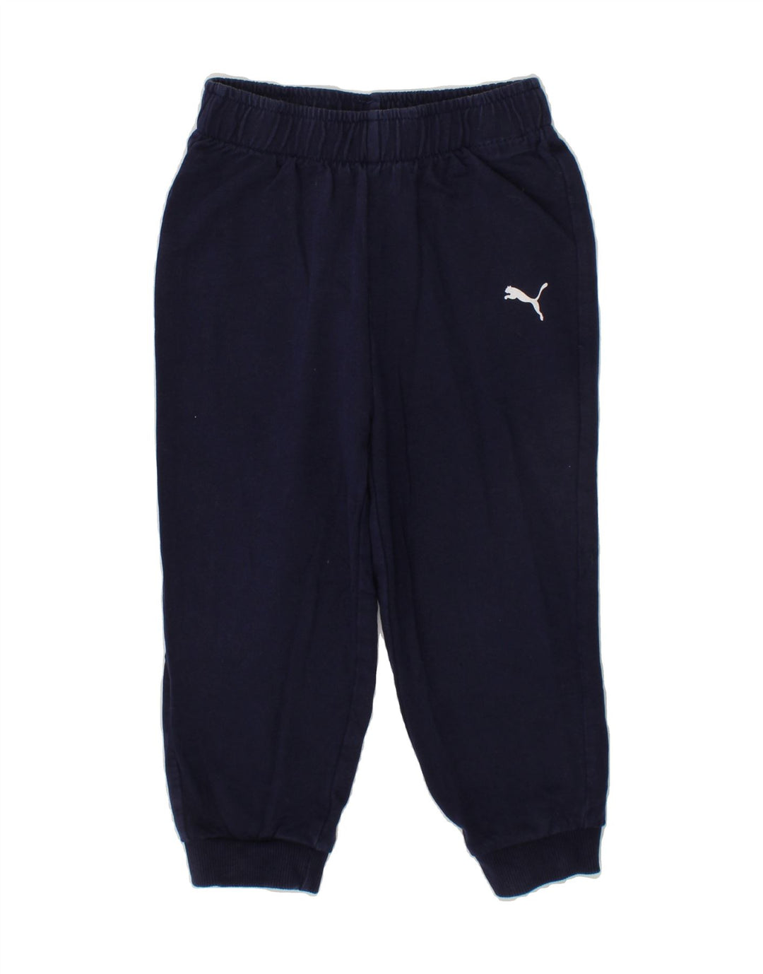 PUMA Boys Tracksuit Trousers Joggers 2-3 Years Navy Blue Vintage Puma and Second-Hand Puma from Messina Hembry 