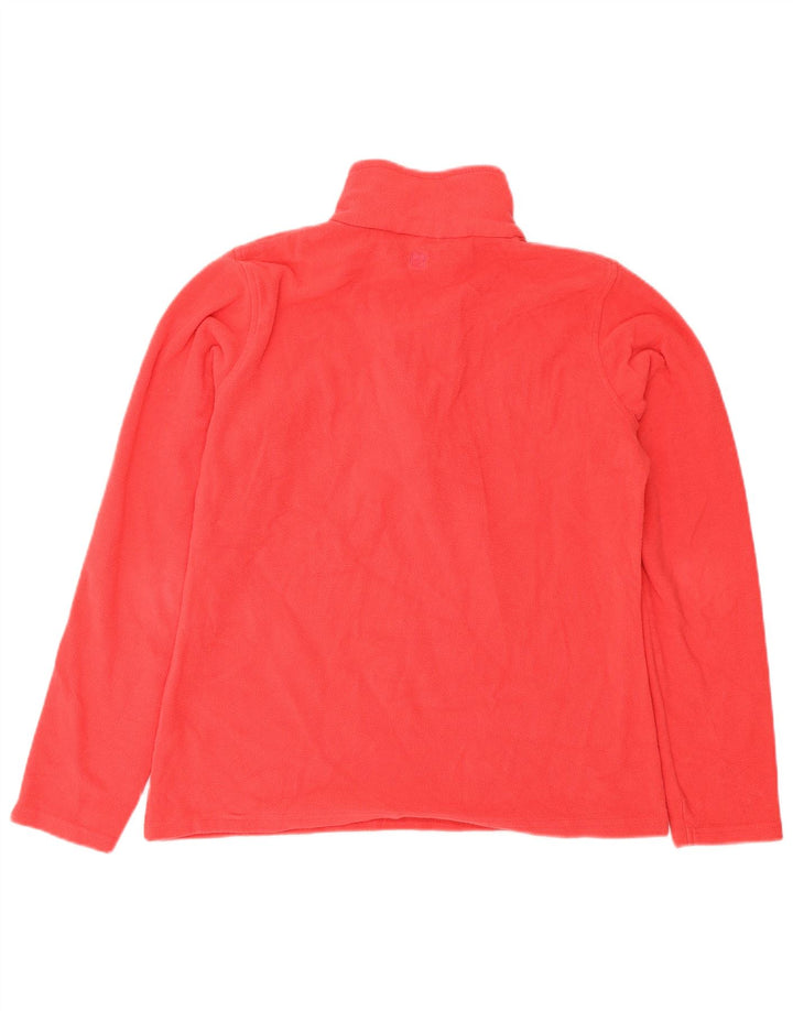 Mountain Warehouse Dame lynlås-hals Fleece Jumper UK 14 Medium Rød Polyester