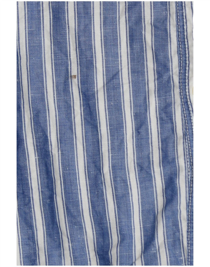 Fat Face Herreskjorte Medium Blue Pinstripe Bomuld