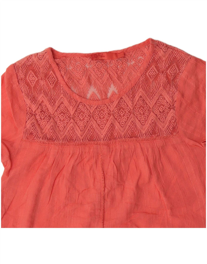 Prana Dame Bluse Top UK 10 Small Pink