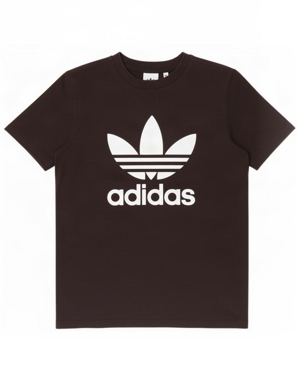 Adidas Dame Grafisk T-Shirt Top UK 18 XL Sort Bomuld